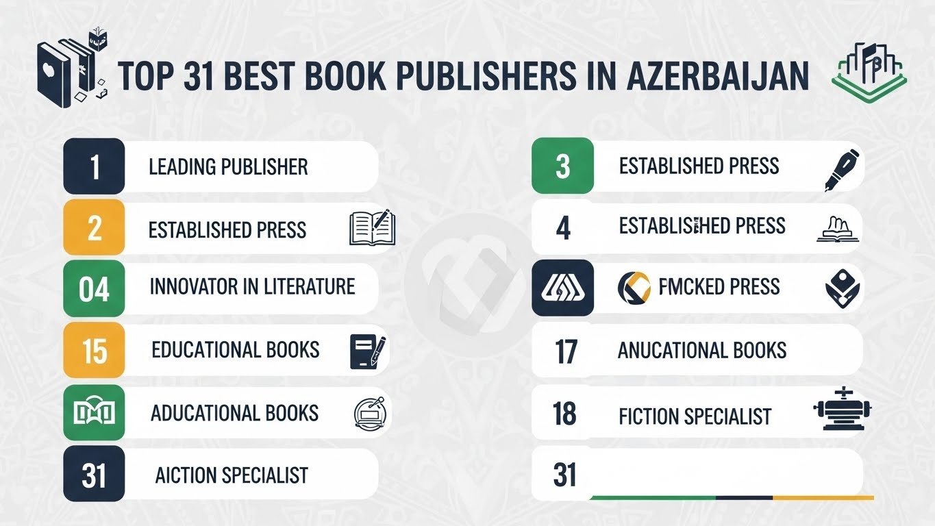 Top 31 Best Book Publishers in Azerbaijan 2026