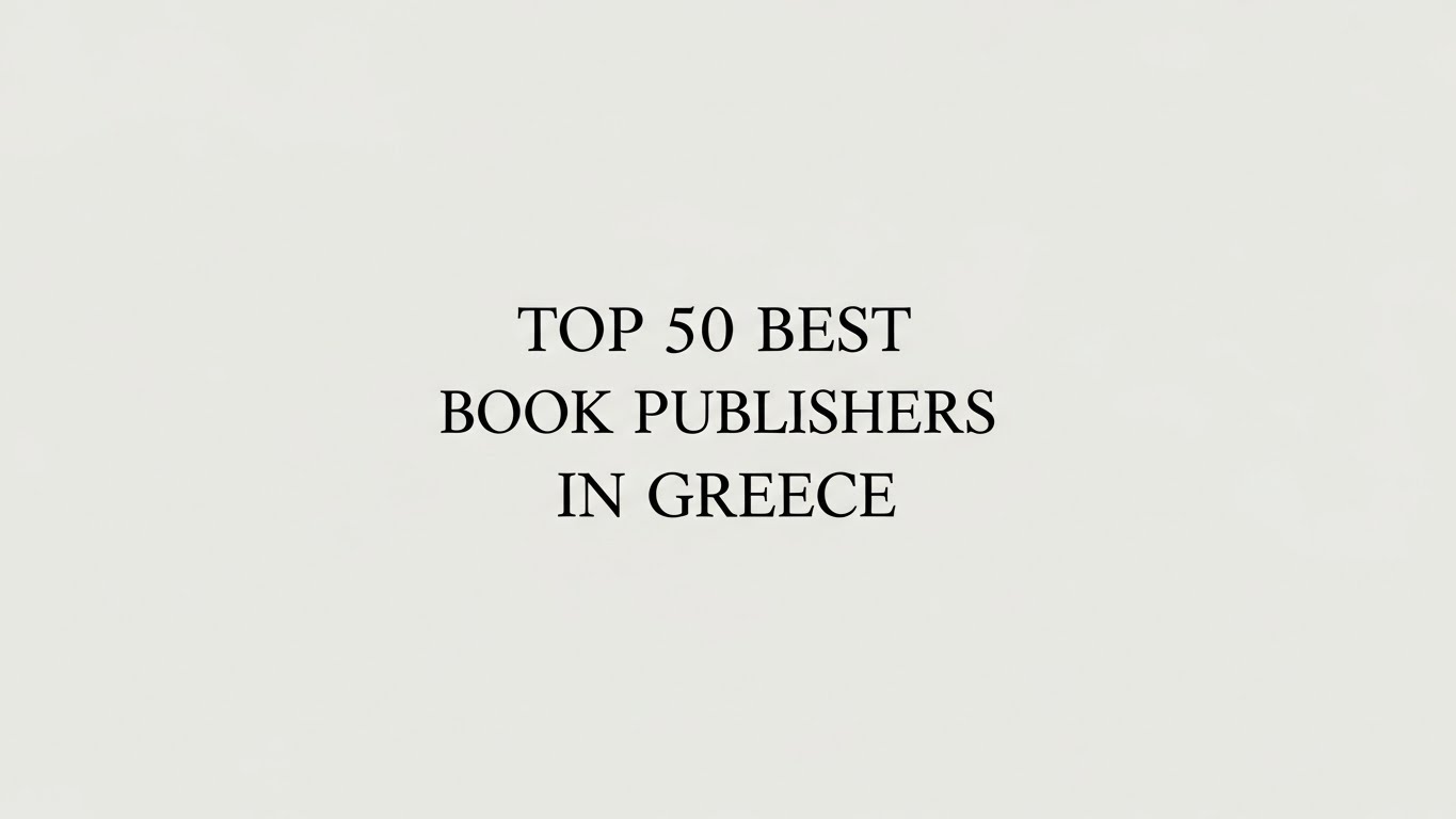 Top 50 Best Book Publishers in Greece 2026
