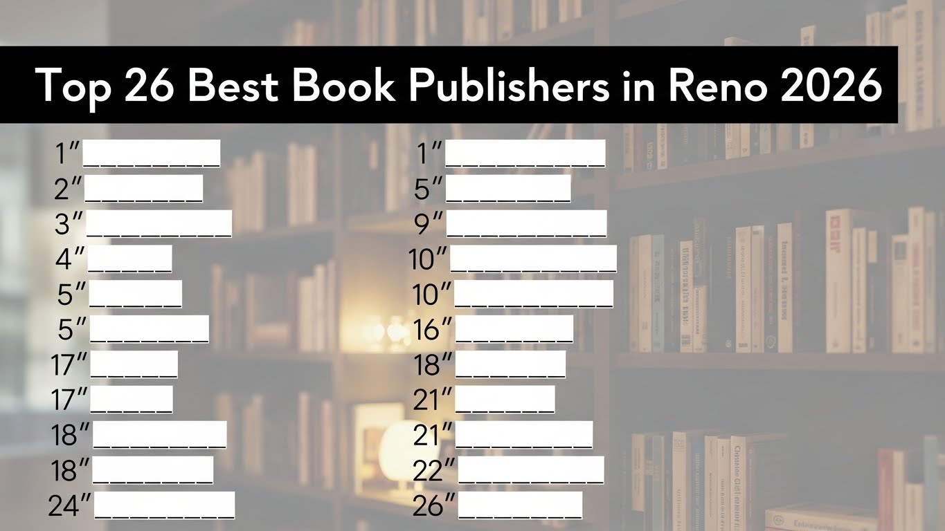 Top 26 Best Book Publishers in Reno 2026