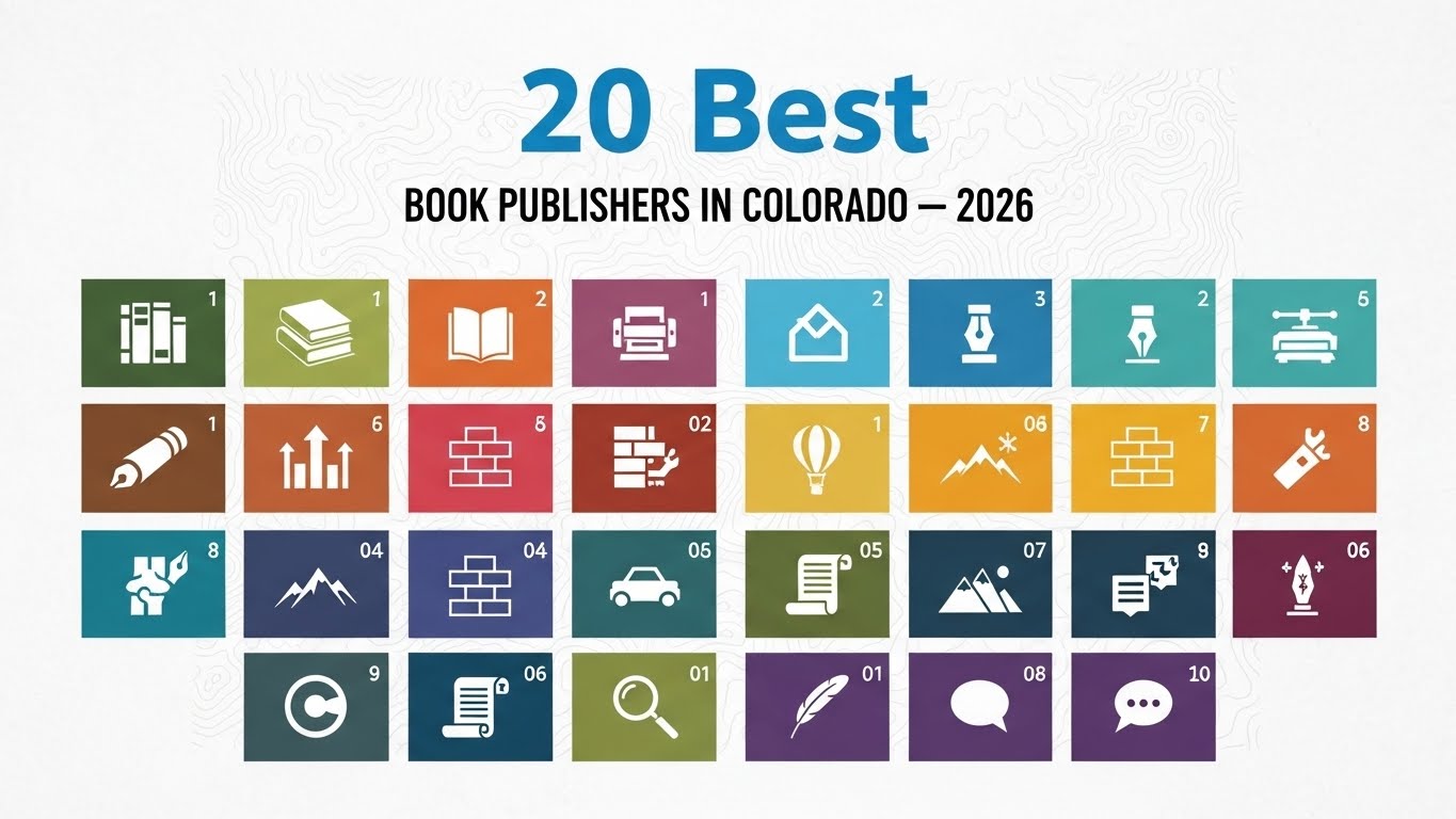 20 Best Book Publishers in Colorado — 2026