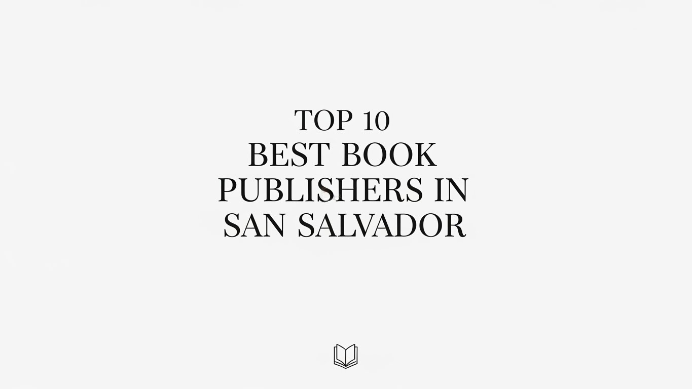 Top 10 Best Book Publishers in San Salvador 2026