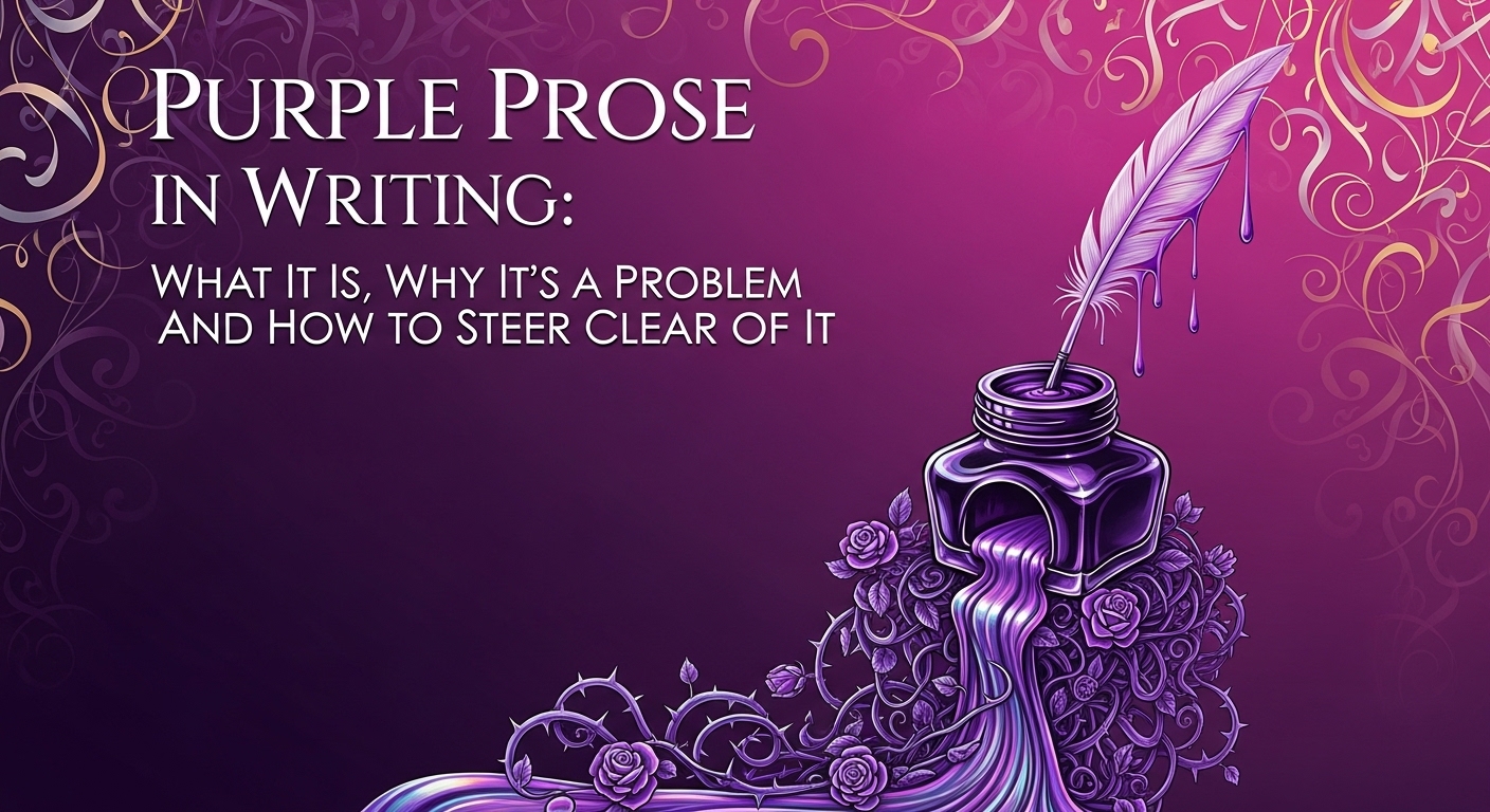 Purple Prose in Writing: What It Is, Why It's a Problem, and How to Steer Clear of It