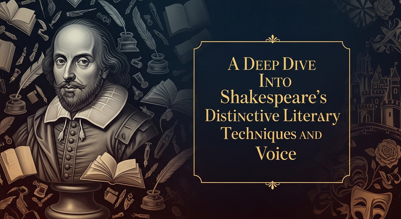 A Deep Dive Into Shakespeare's Distinctive Literary Techniques and Voice