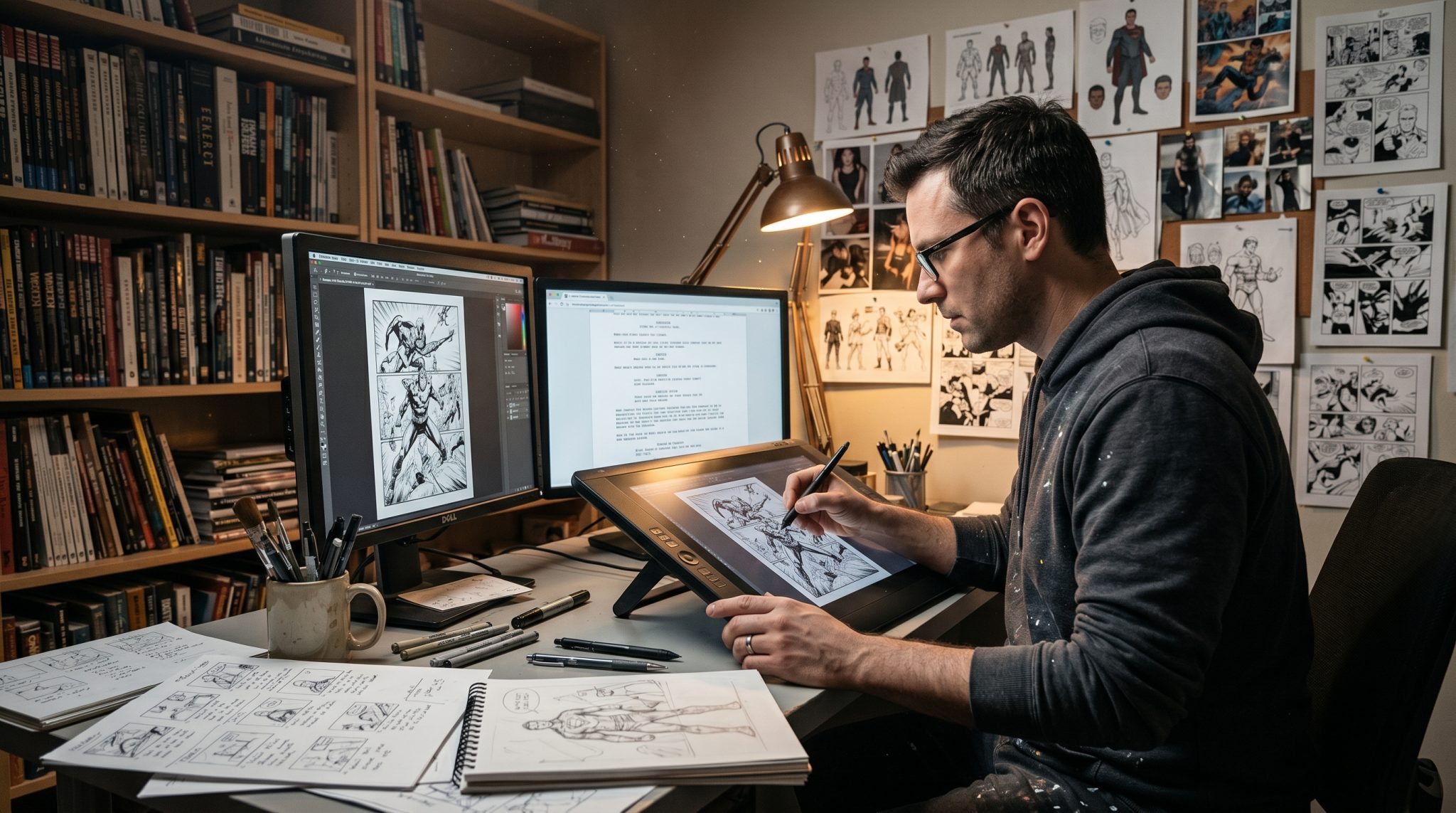 Comic Book Writer And Illustrator